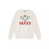 Moletom da Gucci Raquete Tênis - Branco cremoso